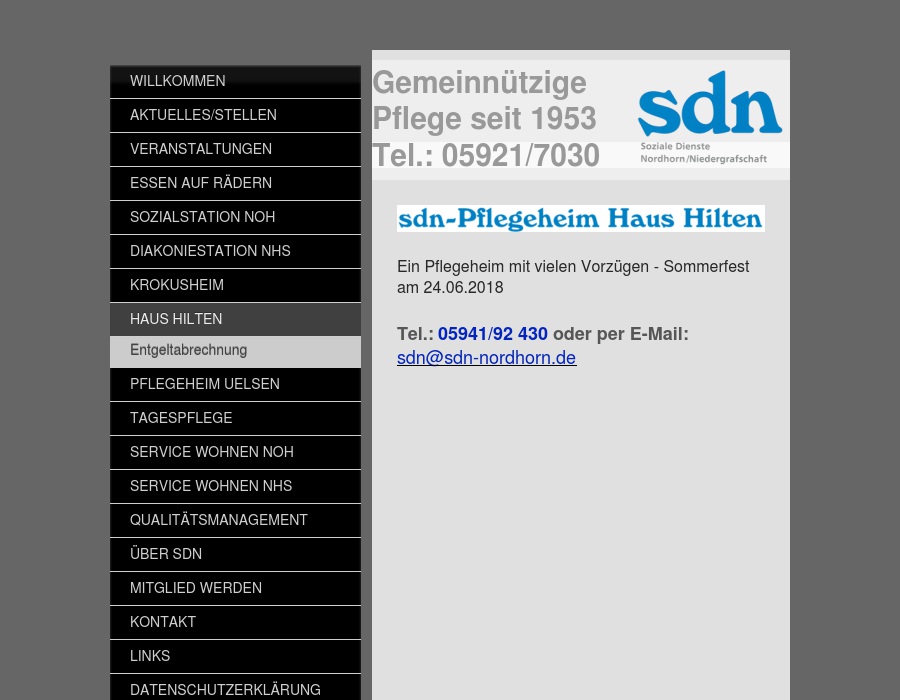 sdn Niedergrafschaft gGmbH Haus Hilten