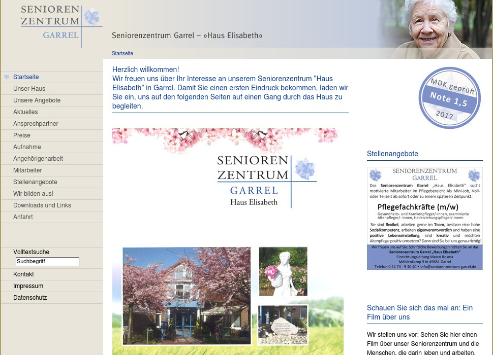 Seniorenzentrum Garrel Elisabeth-Heim Alten- und Pflegeheim