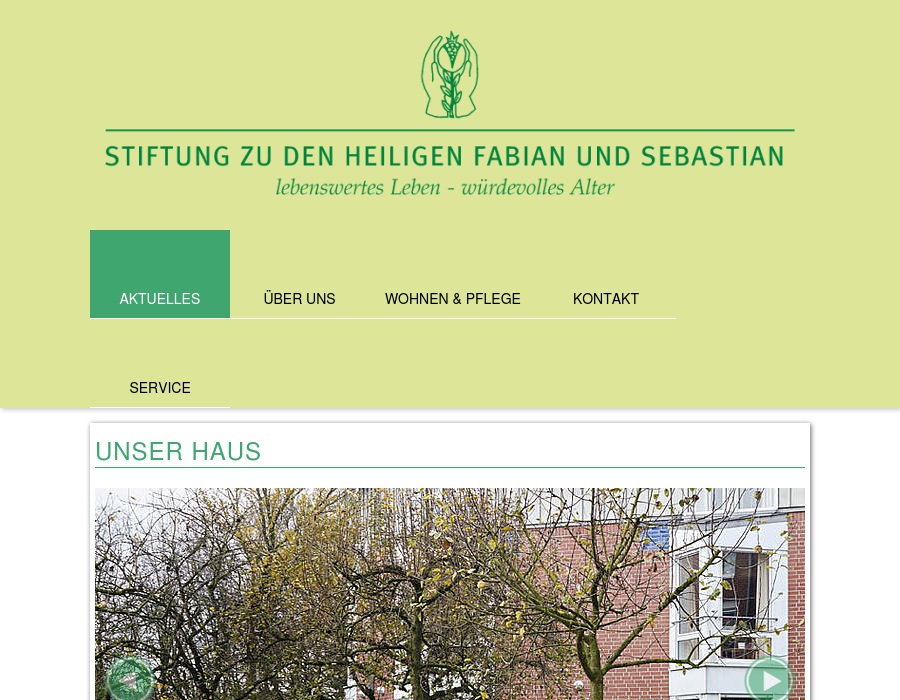 Pflegeeinrichtung der Stiftung z. d. Heiligen Fabian u. Sebastian