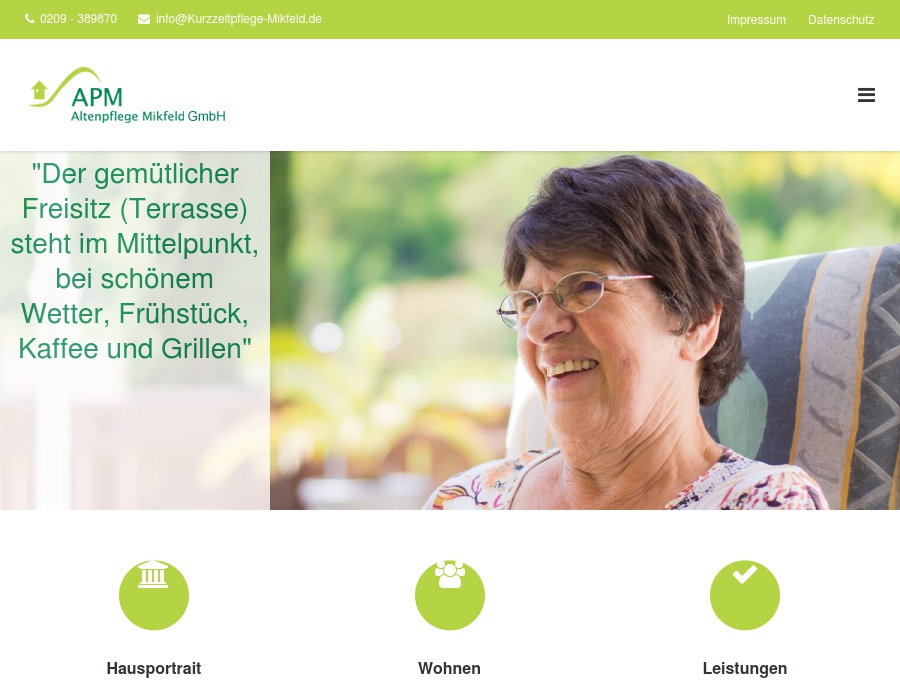 Kurzzeitpflege "Haus am Rungenberg"