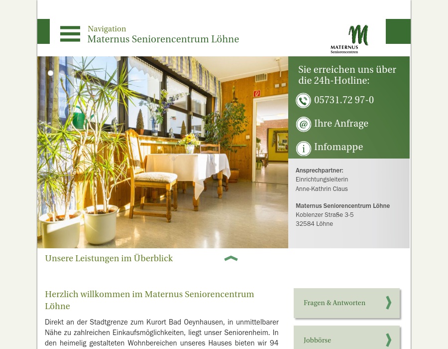 MATERNUS Senioren- und Pflegezentrum Löhne