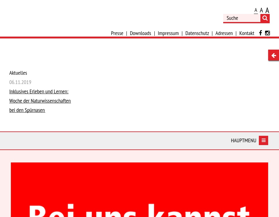 Kurzzeitpflegeheim für behind. Kinder und Jugendl. "Die Arche"