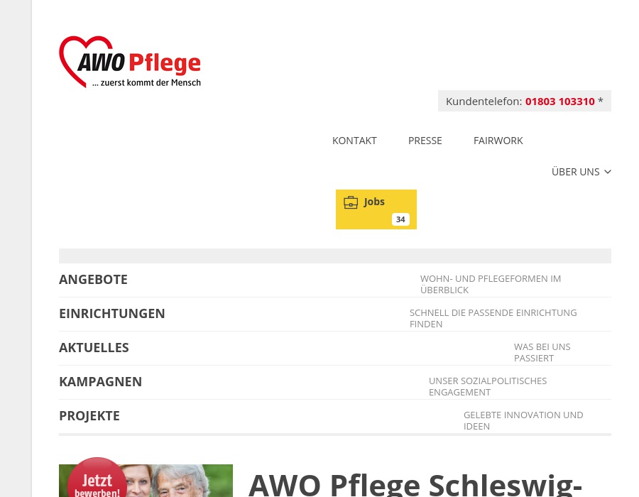 AWO Service- und Wohnzentrum Schönkirchen Tagespflege