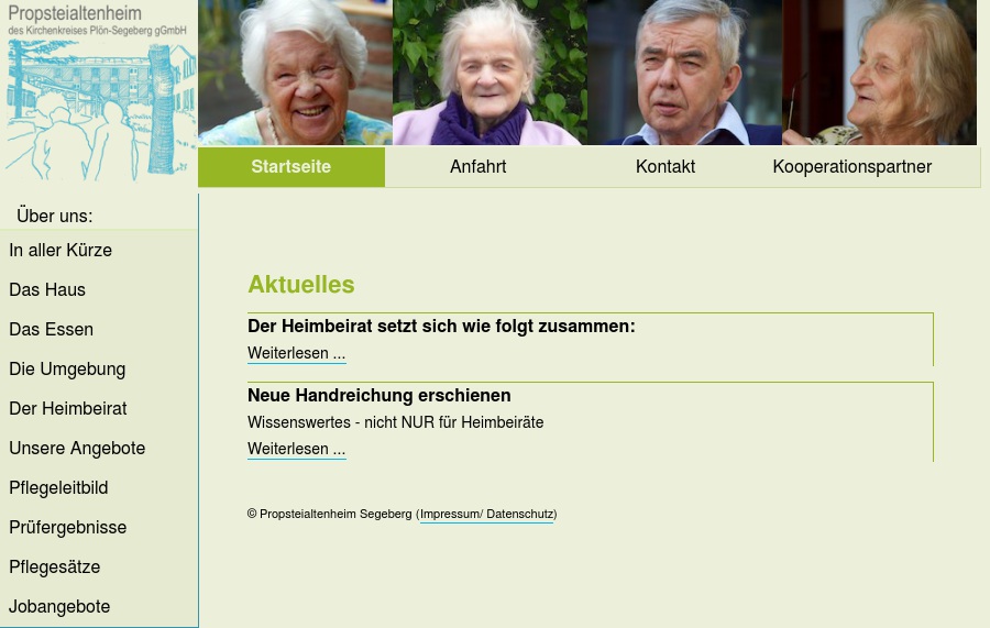 Propsteialtenheim des Kirchenkreises Segeberg gGmbH