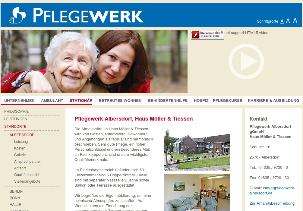 Pflegewerk Albersdorf GmbH Haus Möller & Tiessen