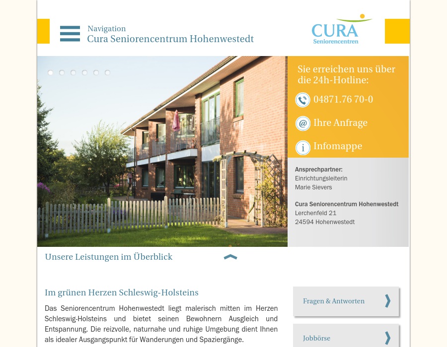 CURA Seniorencentrum Hohenwestedt