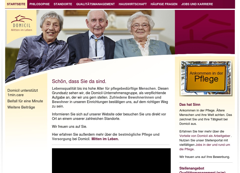 Domicil-Seniorenpflegeheim Kirchhofallee GmbH Dementenbereich