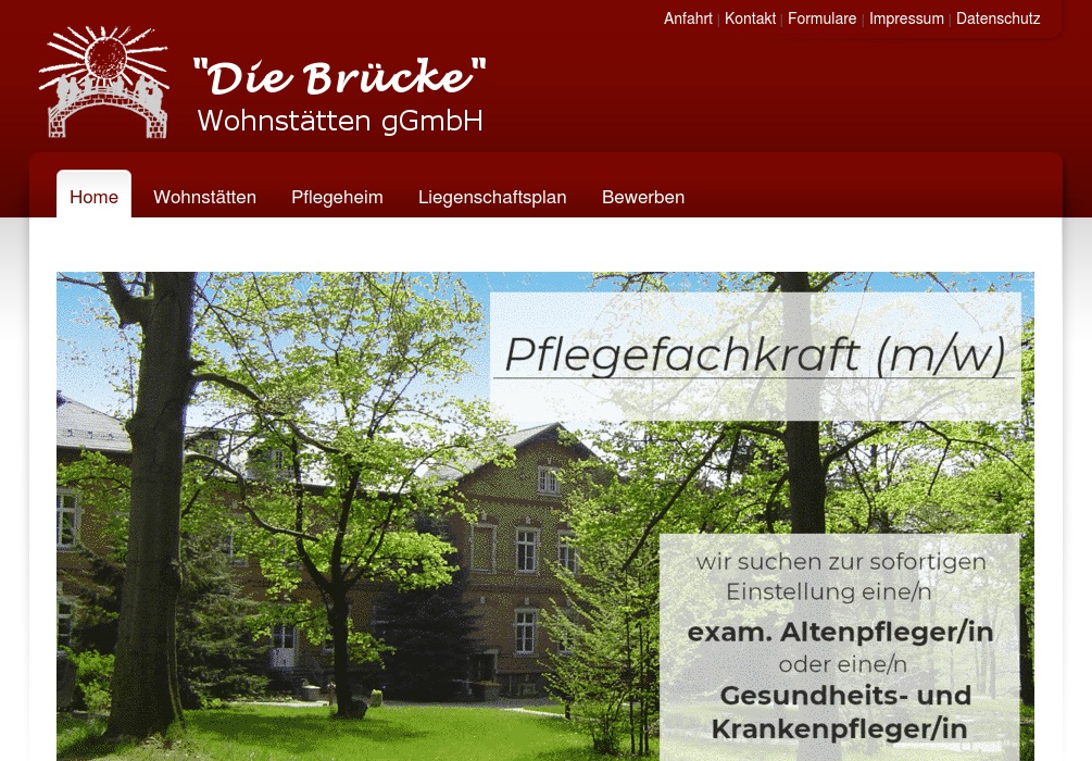 "Die Brücke" Wohnstätten gGmbH, Pflegeheim "Zum Falkennest"