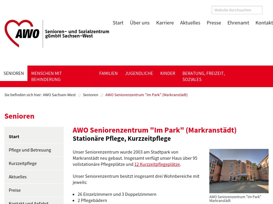 AWO Seniorenzentrum "Im Park"