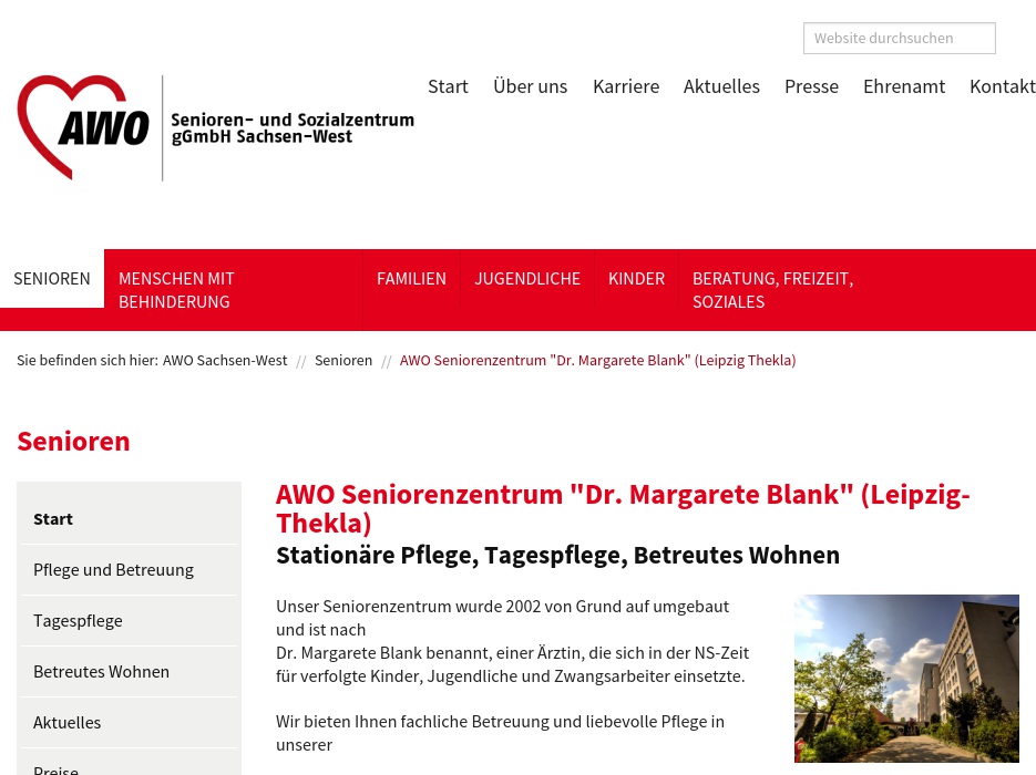 AWO Seniorenzentrum "Dr. Margarete Blank"