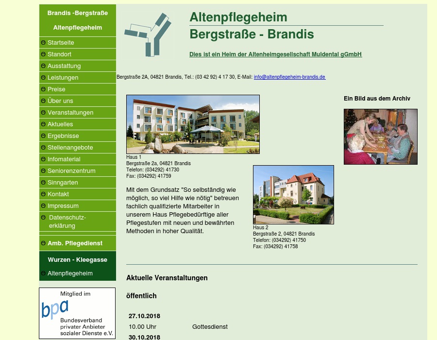 Altenpflegeheim Bergstraße Haus 2