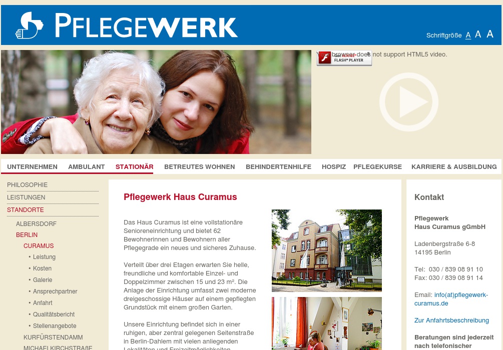 Pflegewerk Haus Curamus gGmbH