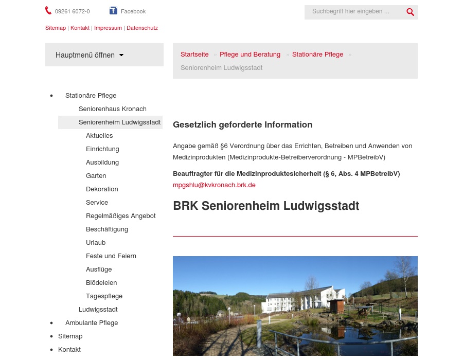 BRK Seniorenheim  Ludwigsstadt im Frankenwald