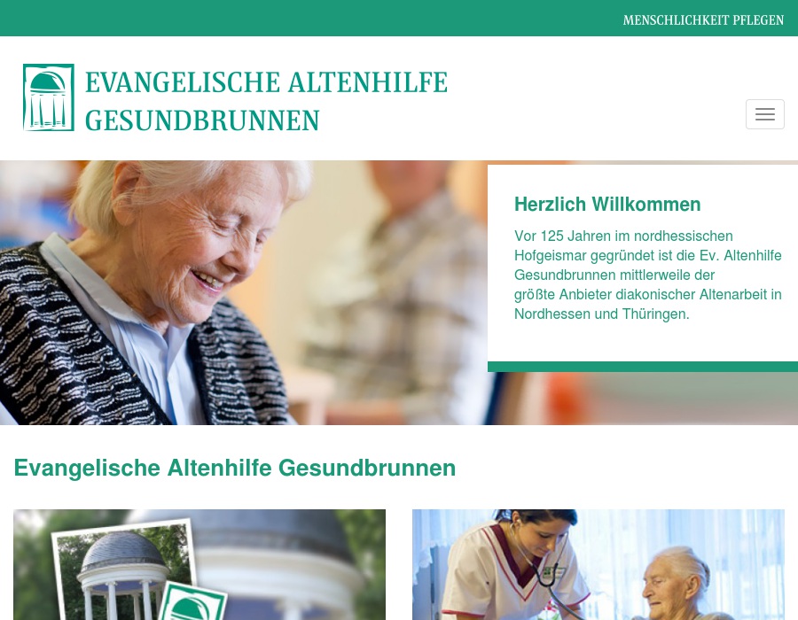 Evang. Altenhilfe Gesundbrunnen gGmbH Hofgeismar Neues Brunnenhaus