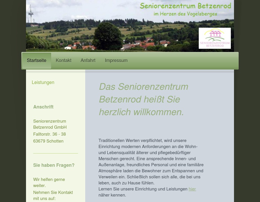 Seniorenzentrum Betzenrod GmbH Altenpflegeheim