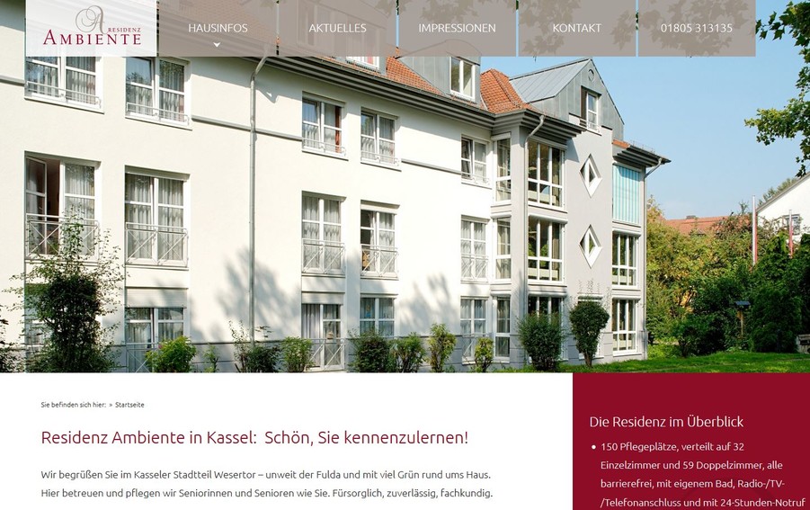 Residenz Ambiente Wohnen im Alter Seniorenzentrum Kassel