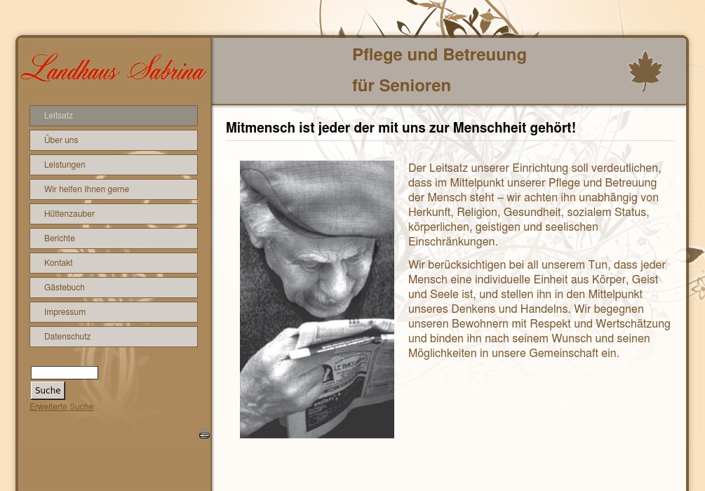 Haus Sabrina Lothar Geider Alten- und Pflegeheim