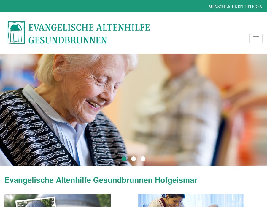 Evang. Altenhilfe Gesundbrunnen gGmbH Hofgeismar Albert-Klingender-Haus