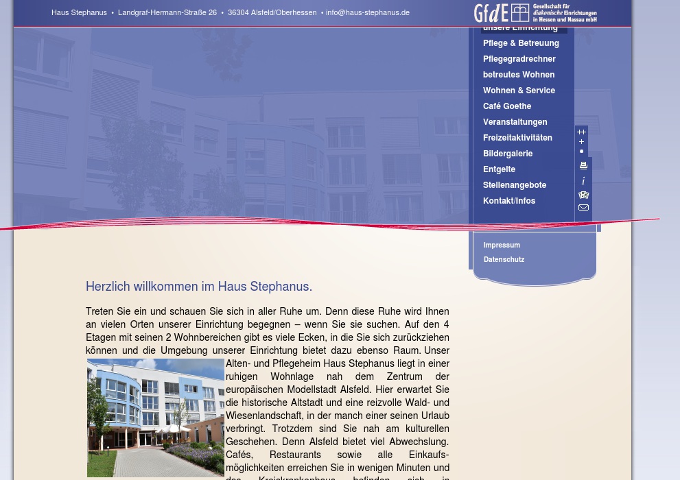 Haus Stephanus Gesellschaft für diakonische Einrichtungen mbH Alten- und Pflegeheim