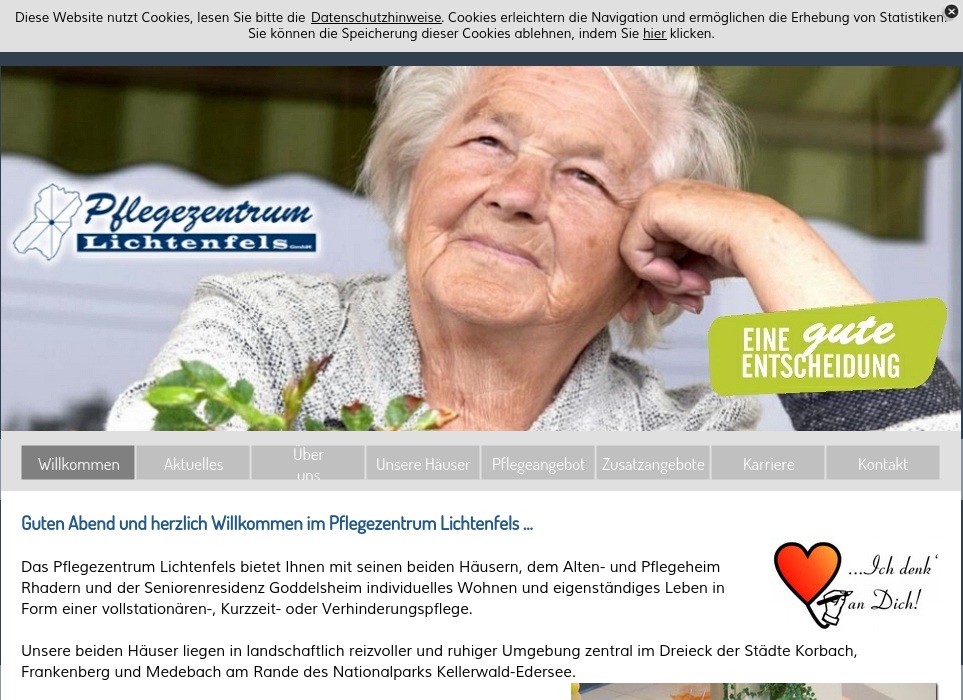 Pflegezentrum Lichtenfels GmbH Seniorenresidenz Goddelsheim