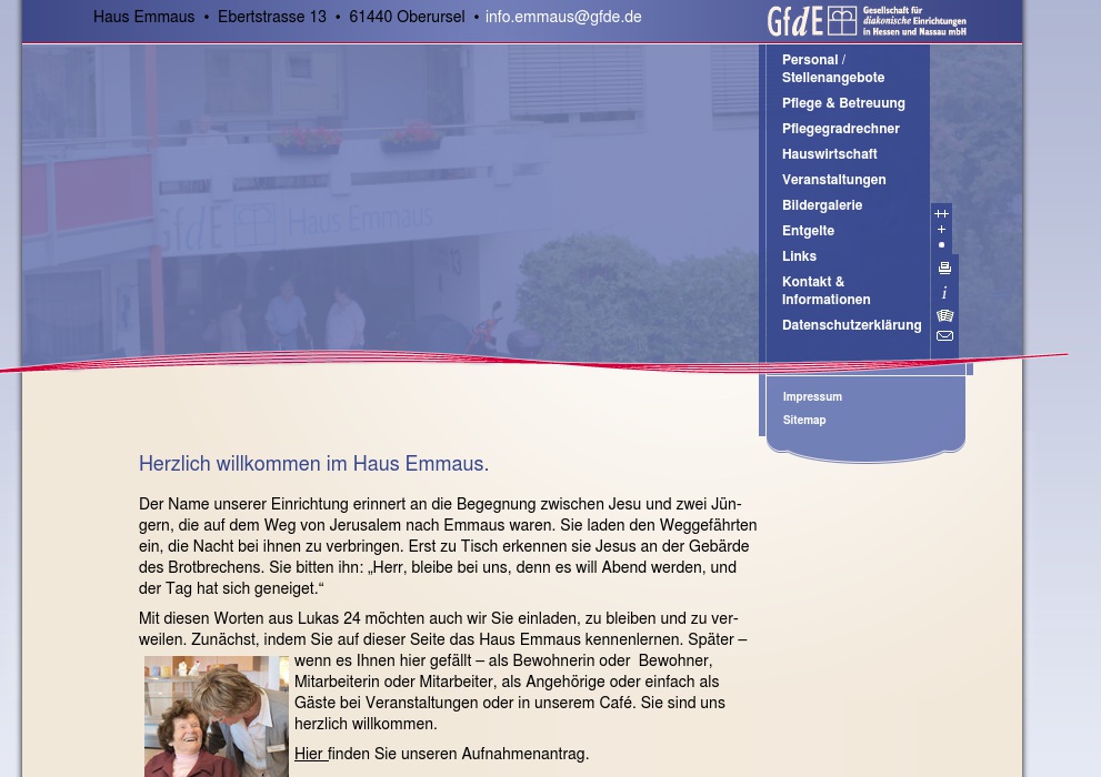 Haus Emmaus Gesellschaft für diakonische Einrichtungen mbH Alten- und Pflegeheim