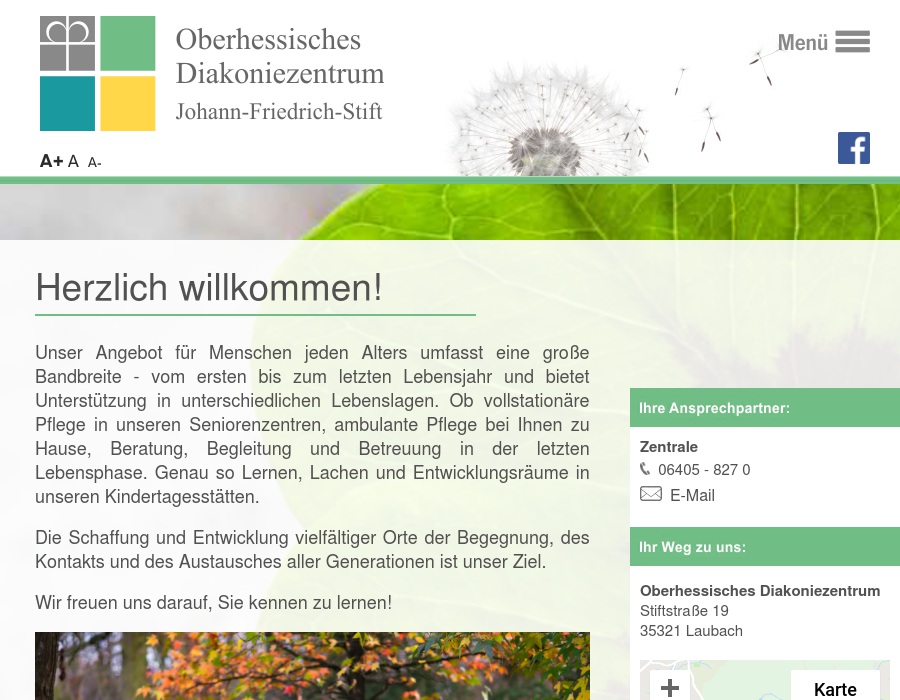 Oberhessisches Diakoniezentrum Johann-Friedrich-Stift Seniorenzentrum Hungen