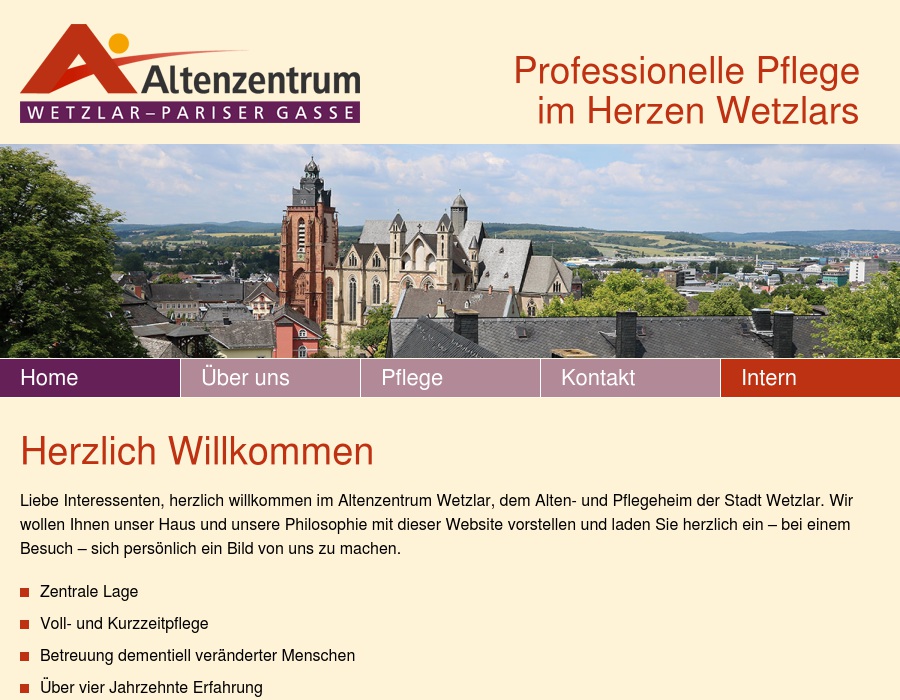 Altenzentrum Wetzlar Eigenbetrieb Alten- und Pflegeheim
