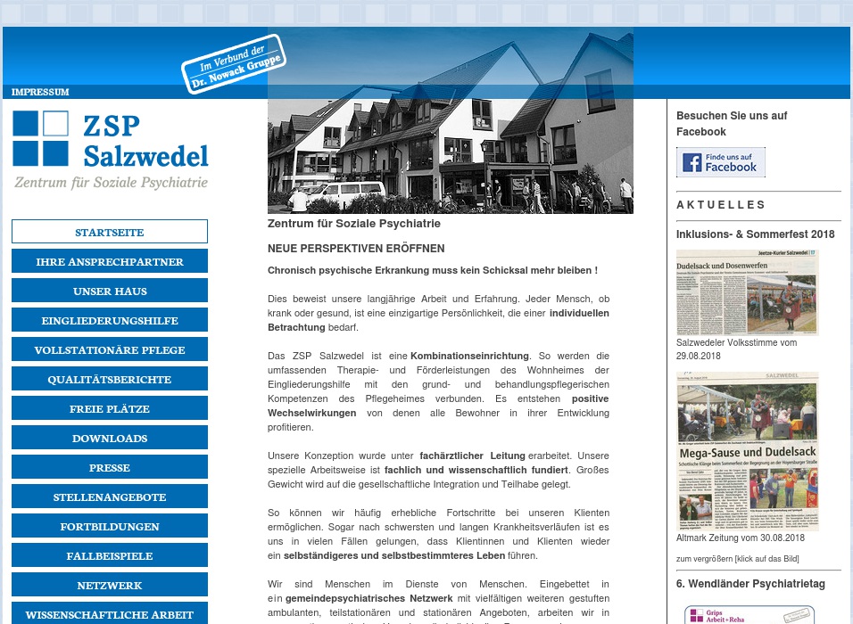 Zentrum für soziale Psychiatrie Salzwedel