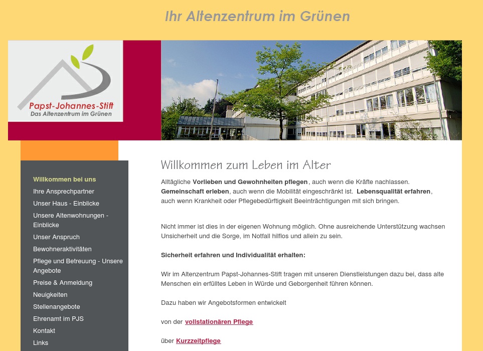 Altenzentrum Papst-Johannes- Stift