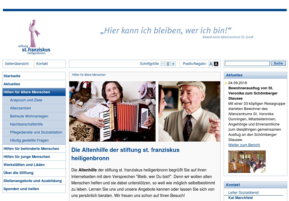 Altenzentrum St. Anna Stiftung St. Franziskus