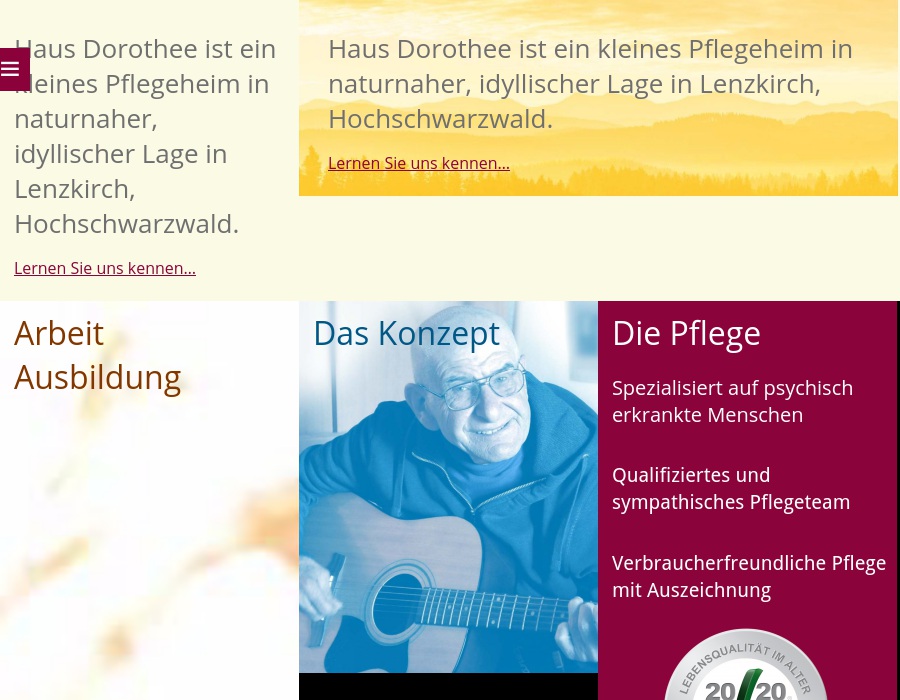 Altenheim Dr Wahl Haus Dorothee Seniorenheim In Lenzkirch