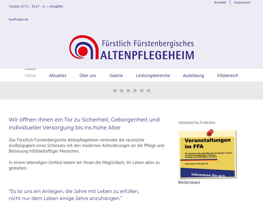 Fürstlich Fürstenbergisches Altenpflegeheim