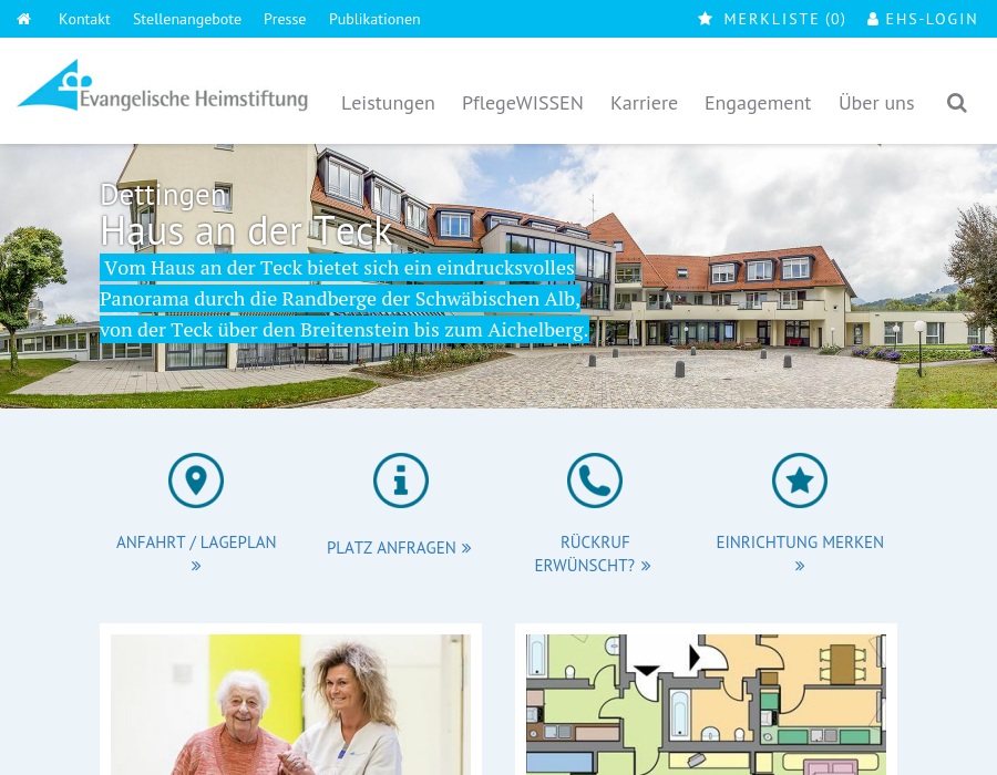 Evang. Heimstiftung GmbH Haus an der Teck Alten- und Pflegeheim