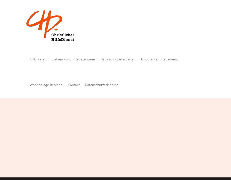 Christlicher Hilfsdienst Haus am Klostergarten Altenpflegeheim