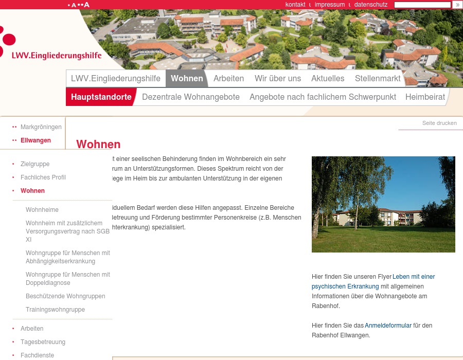 Habila GmbH Rabenhof Heim für Seelisch Behinderte