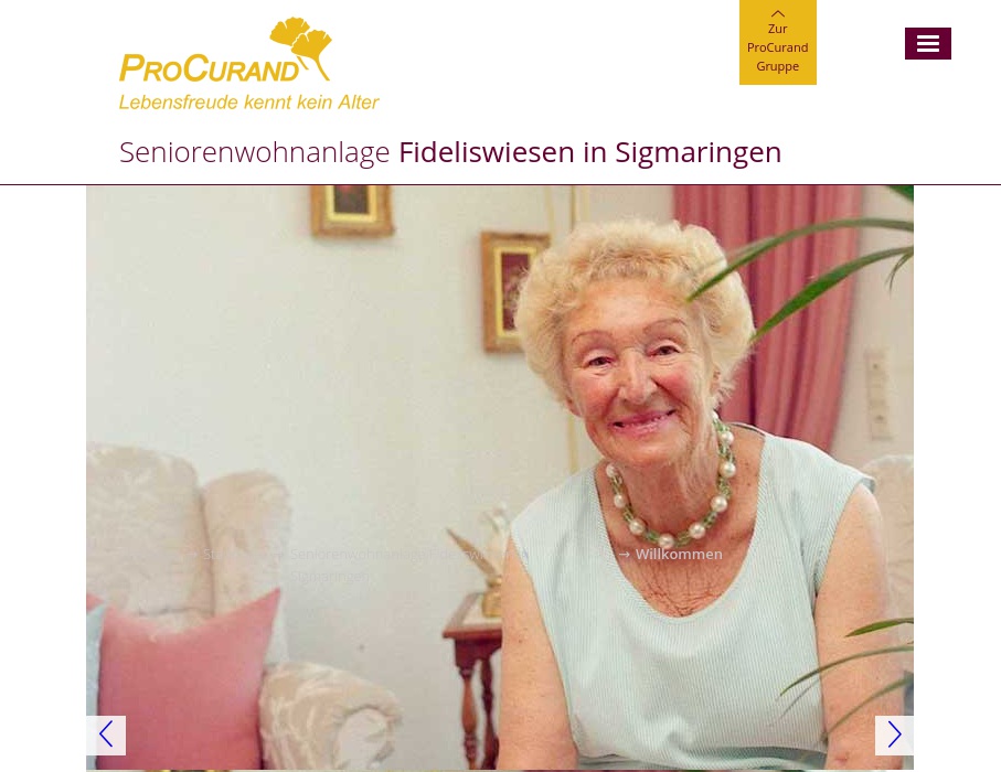 ProCurand gemeinnützige ProCurand GmbH Seniorenwohnanlage Fideliswiesen