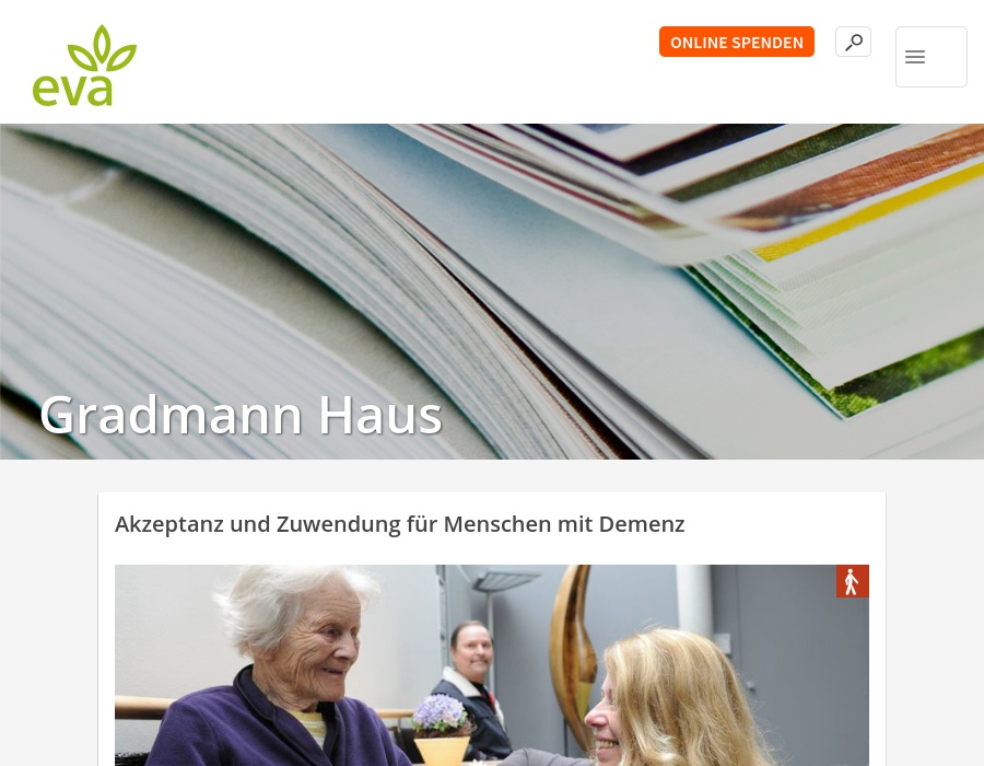 Evangelische Gesellschaft Stuttgart e.V. Gradmann Haus Zentrum für Demenzkranke
