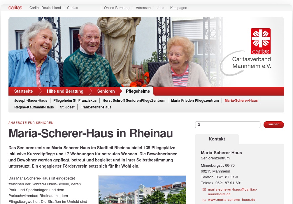 Maria-Scherer-Haus Seniorenzentrum e.V.