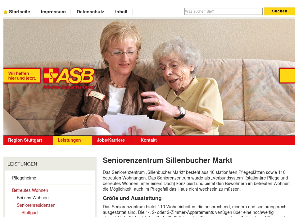 Arbeiter-Samariter-Bund Sillenbucher Markt Stationäre Pflege