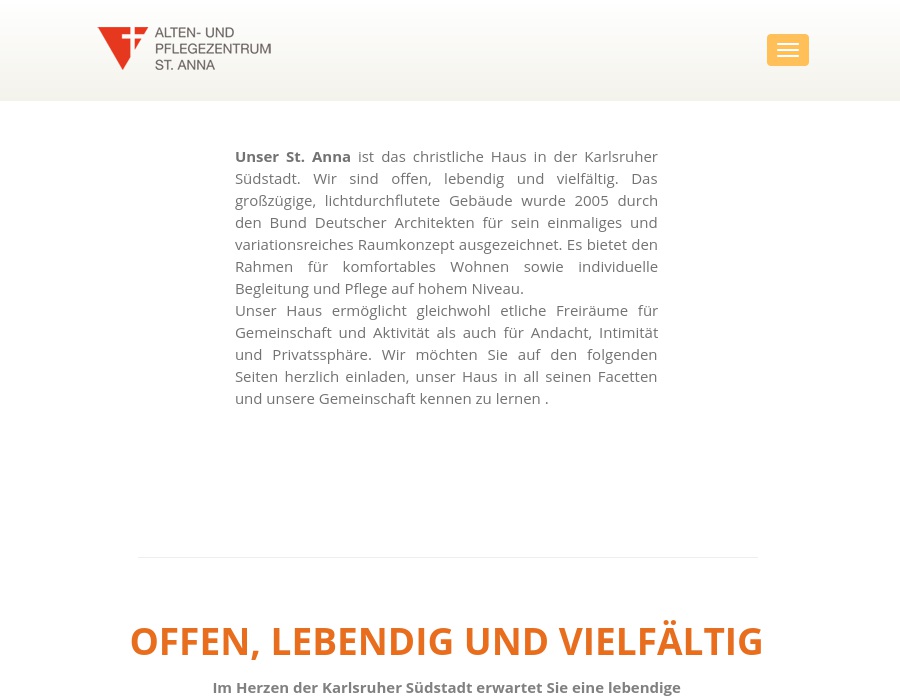 Alten- und Pflegezentrum St. Anna Tagespflege