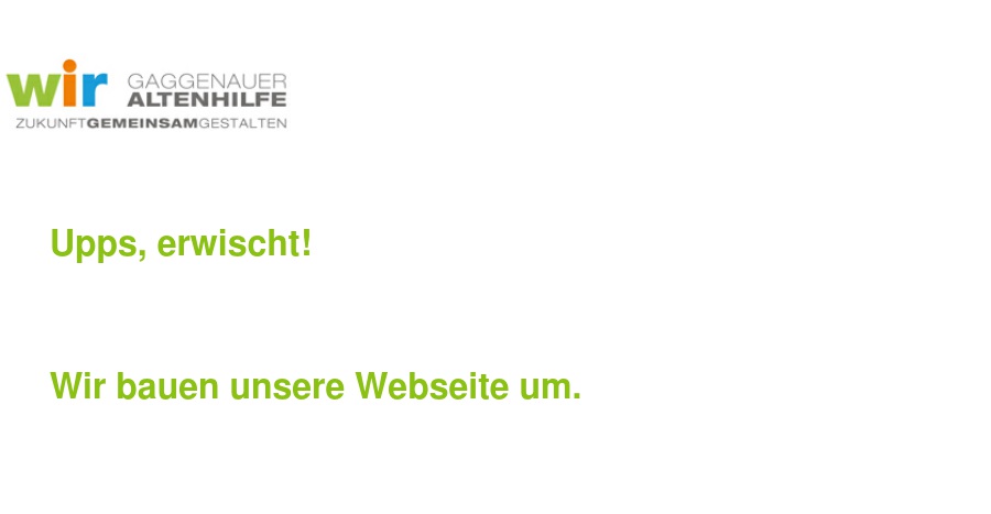 Verein Gaggenauer Altenhilfe e.V. Oskar-Scherrer-Haus Dementenstation