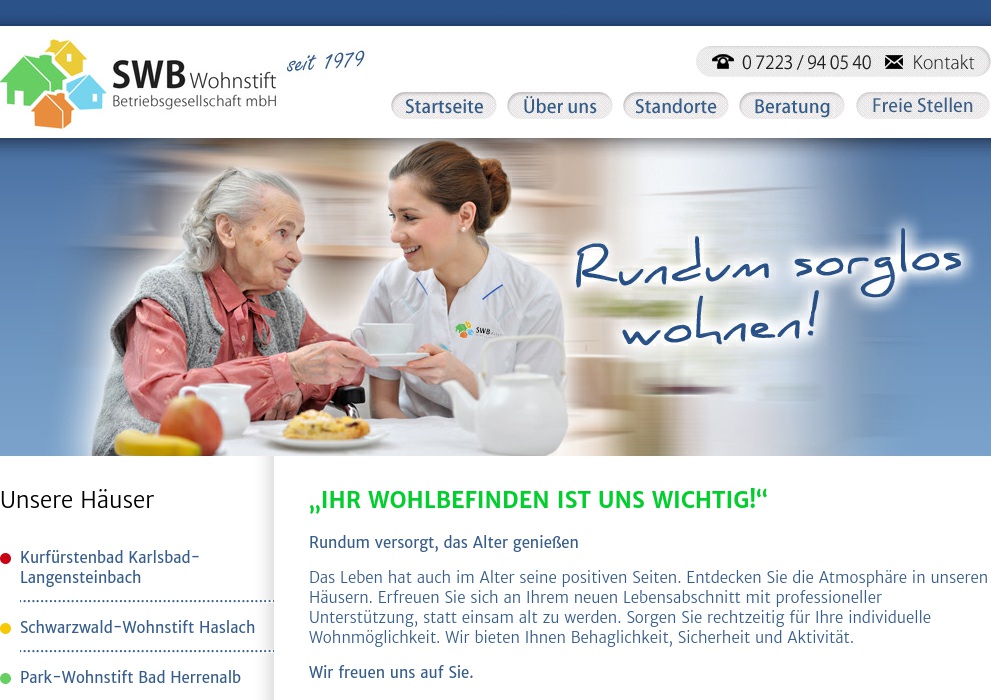 SWB- WohnstiftbetriebsGmbH Veronikaheim Bühl