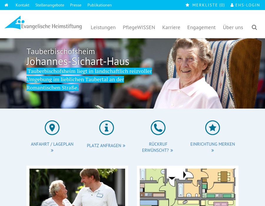 Evangelische Heimstiftung Baden GmbH Johannes-Sichart-Haus Alten- und Pflegeheim