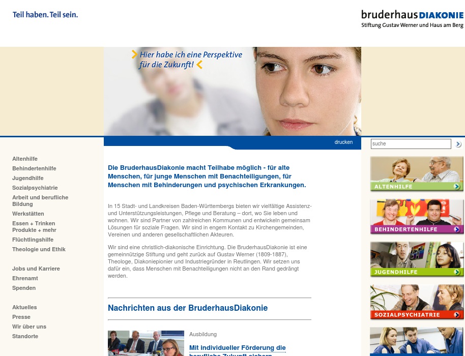 ☎ BruderhausDiakonie Stiftung Gustav Werner und