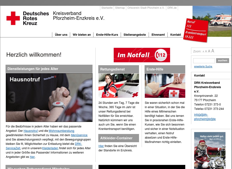 Deutsches Rotes Kreuz KV Pforzheim e.V. DRK-SZ am Erlenbach