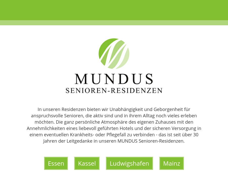 MUNDUS Senioren-Residenzen GmbH Senioren-Residenz Ludwigshafen