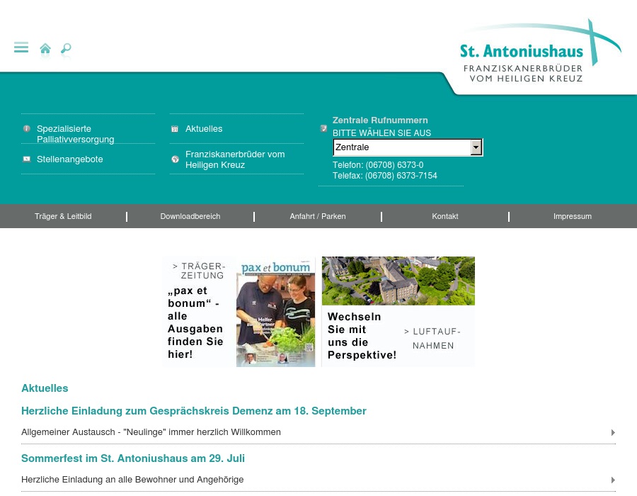 Kurzzeitpflegeheim St. Antoniushaus Franziskanerbrüder vom Hl. Kreuz e.V.