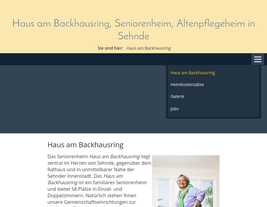 Haus am Backhausring Hans Kotter Alten- und Pflegeheim