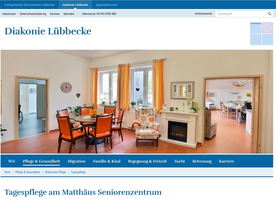 Tagespflege im Matthäus Seniorenzentrum