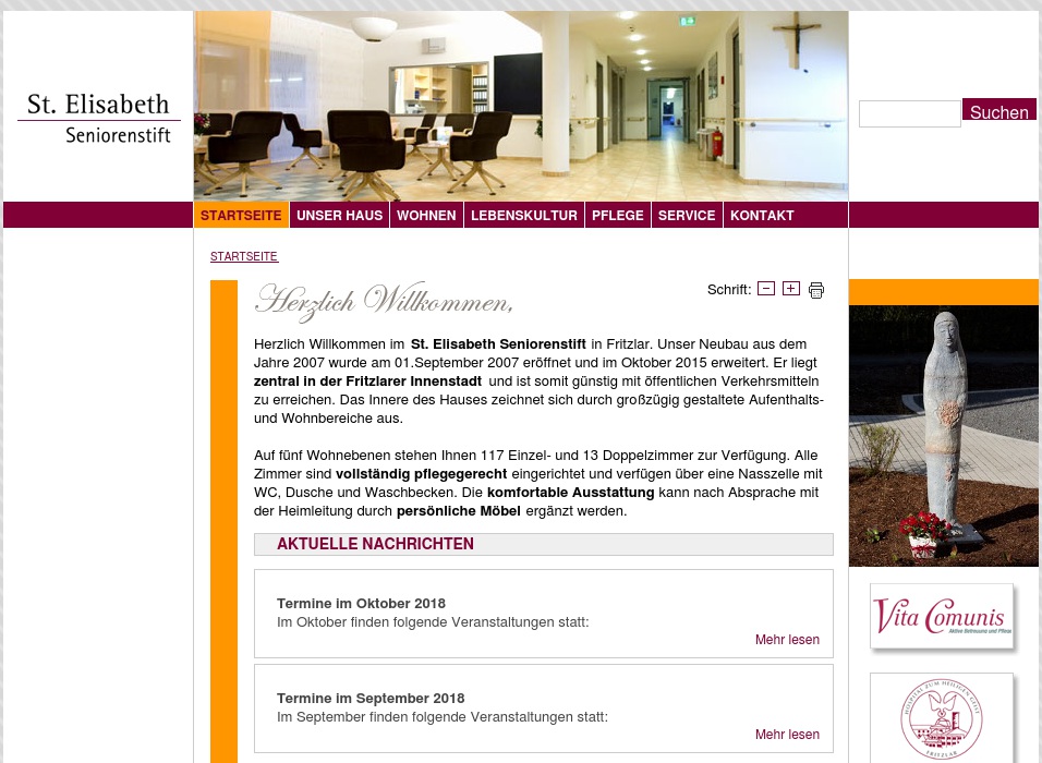Vita Comunis gGmbH St. Elisabeth Seniorenstift
